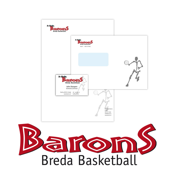 Huisstijl Barons Basketbal Breda