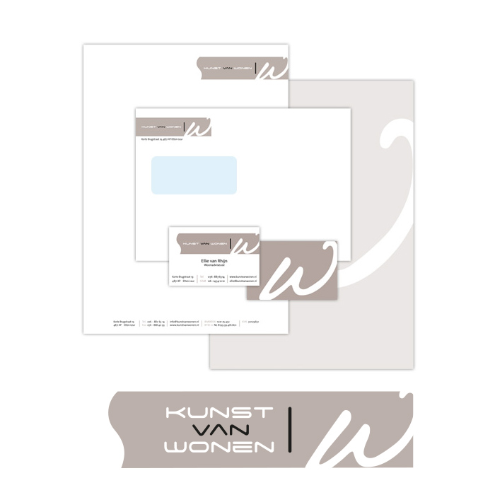 Huisstijl Kunst van Wonen